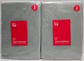 Blumtal Kissenbezug 80x80 cm – 2x 2er Set – Hellgrün – 100 % Baumwolle (0339 W2)