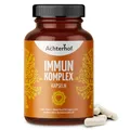Immun Komplex Multivitamin Kapseln 150 Stück | mit Vitamin C + Selen + Vitamin D + Zink | 3 Kapseln pro Tag | 1,5 Monate Vorrat | Achterhof