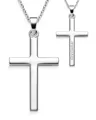 Kreuz Kette Kommunion Mädchen Junge Silber 925 | Geschenke zur Erstkommunion Konfirmation Firmung Taufe Kommunionsgeschenk| Kreuzkette Kinder Halskette Anhänger Kinderkette Taufkette Schmuck Geschenk
