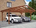 Skanholz Doppelcarport Westerwald, BxT: 570x541 cm, 220 cm Einfahrtshöhe