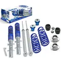 JOM Gewindefahrwerk Kit Fahrwerk inkl. 4 Domlager vorne hinten - VW Golf IV