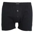 Götzburg Herren Boxershorts mit Eingriff und Knopfleiste (DE/NL/SE/PL, Alphanumerisch, XL, Regular, Regular, 2 x schwarz)