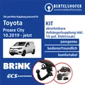 Für TOYOTA Proace City Typ BPZ 10.2019-jetzt AHK abn +13pol spez. E-Satz TOP