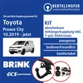 Für TOYOTA Proace City Typ BPZ 10.2019-jetzt AHK abn. +7pol spez. E-Satz NEU TOP