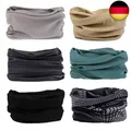6 Stück Nahtlose Bandanas Multifunktionstuch Schal - Elastiche Multifunktion