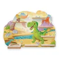 Tonie Regal „Kleiner Dino“ - für Toniebox & Tonies; inkl. 40 Metallplättchen