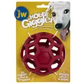 JW - HOL-ee Giggler - Verfolgungsspielzeug für Hunde - Kauspielzeug für Hunde - Gibt interessensfördernde Laute von Sich - Einheitsgröße - Durchmesser 11.5 cm