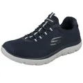 Herren Skecher Freizeit Sport Gym Gummizug Schnürschuhe *Summits*