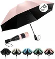 Kompakter -Regenschirm in Schwarz - Langlebig und robust