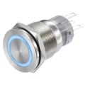 Tru Components 1272972 LAS1-AGQS-11E/B/12V Drucktaster 250 V/AC 3 A 1 x Aus/(Ein (1272972)
