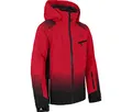 Bergson VEIKO | Kinder Skijacke, warm, funktional und stylisch - die perfekte Skijacke für Junge Abenteurer!, Chinese red [104], 128 - Kinder