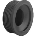 Zwillings-Gummi-Nippel Ø 52 mm, schwarz, NW30/40/50 für 1 1/4''