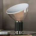 Tischleuchte FLOS, Taccia small, dimmbar, Transparent, für Wohnzimmer, Metall, Design - 48.5