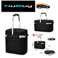 Einkaufskorb Faltbare Isolierte Kühltasche 2Personen Aluminiumrahmen 38x24x25cm
