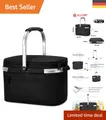 Isolierte Kühltasche mit gepolsterten Griffen - Ideal für Picknick und Freizeit