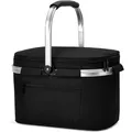 Faltbare isolierte Kühltasche - Thermo Einkaufskorb für Picknick, 2 Personen,...