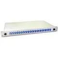 Wirewin LWL Spleissbox, 48 Fasern, 24x DLC Singlemode, 9/125µm OS2 G657.A1 Pigtail Spleissboxen (Spleissbox) (SPBOX 48E09 OS2 DLC)