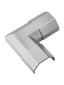 Pro Aluminium Kabel Ecke 33mm silver