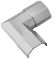 CAB 90780 - Kabelkanal Eckstück, 33 mm silber