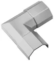 Kabelkanal Eckstück zum Schutz; Kabelkanal Eckstück 33mm silber