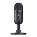 Razer Seiren V2 X - USB-Mikrofon für Streamer (25mm Kondensator-Mikrofon, Supernieren-Richtcharakteristik, Analoger Verstärkungsbegrenzer, Mikrofonüberwachung) Schwarz