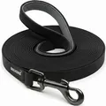 Rudelkönig Schleppleine Hund 5m Stoff 2,5 cm Breit Nylon für Training und Freilauf