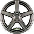 4x Dezent TY graphite matt 6.5x16 ET46 - LK5/112 ML57.1 Felge Alu