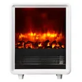 BALDERIA Elektrokamin weiß George 1000/2000 Watt 37,5 x 17,5 cm