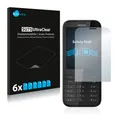 6x Schutzfolie für Nokia 225 Display Schutz Folie