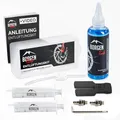 Borgen Entlüftungskit für Magura hydraulische Scheibenbremsen I Fahrrad Bremsen Service Kit I Entlüftungsset mit Schritt für Schritt Anleitung für das perfekte entlüften der Fahrradbremse