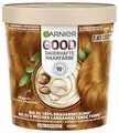 Garnier GOOD Dauerhafte Haarfarbe 7.43 Kurkuma Kupfer, permanente Coloration, ohne Ammoniak, bis zu 100% Grauabdeckung, langanhaltende Farbe bis 8 Wochen, einfache Anwendung, angenehmer Duft, 1 Stk.