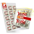 50 YOSI Markenkondome „XXL“ mehr Platz und eine optimale Passform - 56 mm Breite - extra große Kondome, für ein natürliches und intensives Erlebnis - XXL Condoms for men - 50 Stück (1 x 50 Stück)