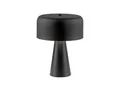 Schöner Wohnen Kollektion Tischleuchte Pento, E27, Schnurschalter - Schwarz modernes Design, Pilzform, exkl. Leuchtmittel Modern, Skandinavisch Flur/Diele, Schlafzimmer, Wohn-/Esszimmer, Wohnzimmer