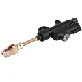 Motorrad Hauptbremszylinder, hydraulisch, Motorrad Fußbremszylinder hinten, ATV, Dirt Bike, Motorradzubehör für Fahrer, Outdoor, Alltag(Schwarz)