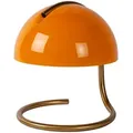 Lucide Tischleuchte Cato, Orange, Glas, 23.5x25x23.5 cm, RoHS, Reach, Schnurschalter, Lampen & Leuchten, Innenbeleuchtung, Tischlampen, Tischlampen