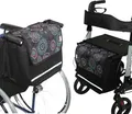SENIORI Rollator / Rollstuhl Tasche Rollatortasche Rollstuhltasche 1. Kreise_classic