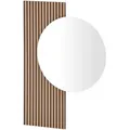 Mid.you Wandspiegel, Eiche, Glas, Holzwerkstoff, 79.5x10.9x3 cm, Spiegel, Wandspiegel
