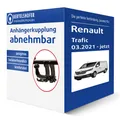 Auto Hak Anhängerkupplung abnehmbar für RENAULT Trafic III Typ FG NEU TOP