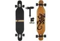 FunTomia Longboard Camber Ahornholz Longboard in 3 Flex Stufen + T-Tool, Camber Twin Tip