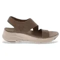 Skechers für Damen. 119458 Arch Fit Brightest Day Sandalen braun (41), 3 bis 5 cm, Keine, Lässig