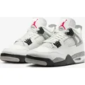 Nike Air Jordan 4 Retro "White Cement" Weiß/Grau, Größe: 38 - Weiß - 38