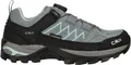 RIGEL LOW WMN FITGO TREKKING SHOES WP MINERAL GREEN