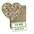 MeineHennen KÖRNER-VITAL EXZELLENT 15 kg - Premium Hühnerfutter, naturbelassene Körnermischung mit Hirse, Buchweizen & Sonnenblumenkernen für Rasse- & Zwerghühner