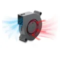 Delock Radiallüfter / Lüftergebläse 12 V DC 50 x 50 x 15 mm mit 3-Pin Lüfteranschluss, schwarz (50 mm) (67490)
