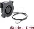DELOCK 67490 - Radiallüfter 50 x 50 mm, schwarz