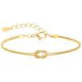J.Fée Gold Armband Damen Armbänder, Gold Schmuck, Partner Armbänder, Freundschaftsarmbänder, Schmuck Damen Jewelry, Paare Geschenke für Männer,Geburtstag Geschenke für Frauen Weihnachten