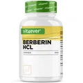 Berberin HCL - 120 Kapseln á 500mg + Piperin - Extra Hochdosiert + Vegan