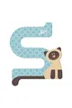 Sevi 83019 Buchstabe S Siamkatze - 10 cm, 460-83-019, Mehrfarbig, ca. 10 x 7,5 cm