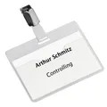 DURABLE Namensschilder mit Clip 9,0 x 6,0 cm - 25 Stück 8106-19