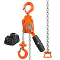 VEVOR Mini-Hebelzug Kettenzug Ratschenzug Flaschenzug Hebezug 2,8m Hubhöhe 0,25T